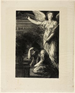 إلى J. برامز بواسطة Ignace Henri Jean Fantin Latour