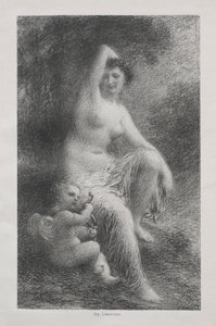 فينوس وكوبيد بواسطة Ignace Henri Jean Fantin Latour