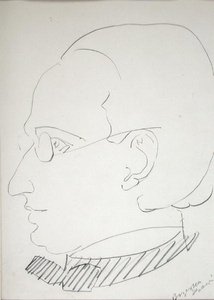 ألفريد وولمارك (1877-1961) (قلم رصاص على ورق) بواسطة هنري جودييه برزيسكا