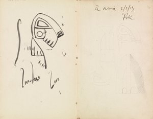خمس دراسات نحتية بواسطة Henri Gaudier Brzeska