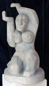 امرأة جالسة ، c1911-1915 بواسطة هنري جودييه برزيسكا