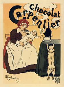 الإعلان عن مشروب الشوكولاتة Carpentier ، حوالي 1900 (ملصق)