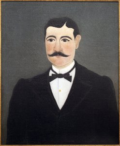 صورة لفرومانس بيشي بملابس مدنية (marechal des logis). لوحة هنري روسو (1844-1910) ، المعروفة باسم الجمارك ، زيت على قماش ، أواخر القرن التاسع عشر وأوائل القرن العشرين ، الفن الفرنسي ، متحف الفن الدولي نايف ، نيس (فرنسا). بواسطة هنري جي إف روسو
