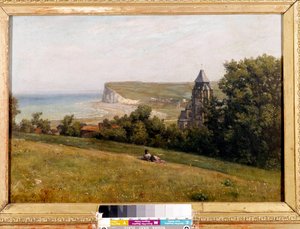 منظر مأخوذ من لوحة تريبورت بقلم كونستانت دوتيلو (1807-1865). 1865. خافت. 0.38 × 0.55 م. دواي ، متحف الشارتروز