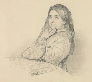 صورة والدته ، 1851. بواسطة هنري ليمان