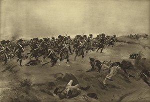 معركة كواتر براس ، 1815 (النقش)