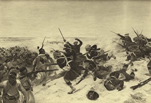 Battle of Tel el-Kebir, 1882 (gravure)