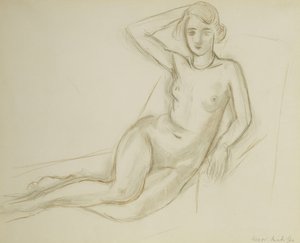 عارية جالسة على كرسي مستلقية؛ Nu Assis sur une Chaise Longue بواسطة هنري ماتيس
