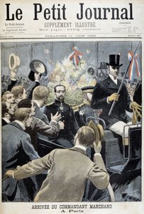 وصول القائد مارشان إلى باريس - في "Le Petite Journal" بتاريخ 11/06/1899 بواسطة هنري ماير
