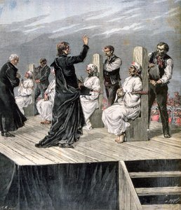 حشو الأناركيين في Xeres ، إسبانيا ، 1892 بواسطة هنري ماير