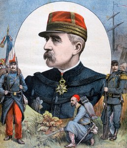 الجنرال جاك دوتشيسن ، قائد القوة الاستكشافية الفرنسية إلى مدغشقر ، 1894 بواسطة هنري ماير