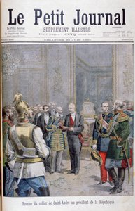 تسليم كولير دي سانت أندريه لرئيس الجمهورية ، 1895 بواسطة هنري ماير