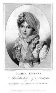 ماريا لويزا ، Archduchess of Austria ، 1813. بواسطة هنري ماير