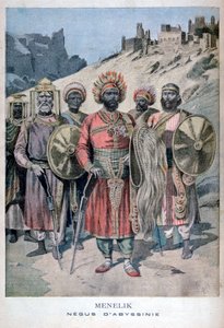 منليك الثاني من الحبشة 1895 بواسطة هنري ماير