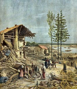 كارثة بوزي، 1895 (رسم توضيحي) بواسطة هنري ماير