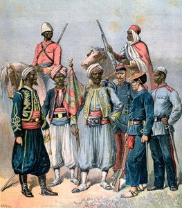 القوات الاستعمارية الفرنسية ، 1891. بواسطة هنري ماير