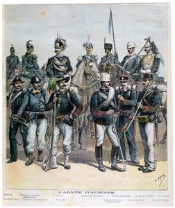 الجيش الإيطالي ، 1892 بواسطة هنري ماير