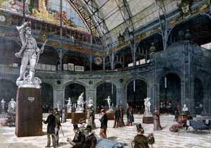 جناح النحت الجديد في قصر الاندستري ، 1892 بواسطة هنري ماير