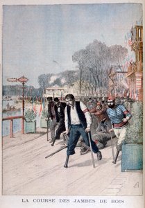 سباق الأرجل الخشبية ، 1895 بواسطة هنري ماير