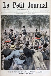 ترسيب اميل زولا من فرساي ، 1898 بواسطة هنري ماير
