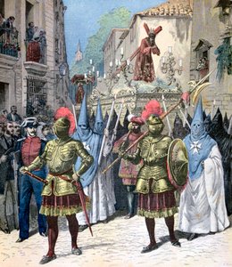 موكب الجمعة العظيمة ، الأسبوع المقدس ، إشبيلية ، 1891