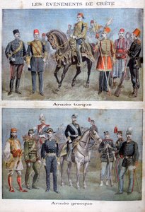 زي الجيوش اليونانية والتركية 1897