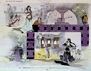 مشاهد من أوبرا شمشون ودليلة لتشارلز كاميل سانت ساينز (1835-1921)