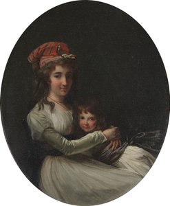 صورة الأم وابنتها ، ج. 1794-95.