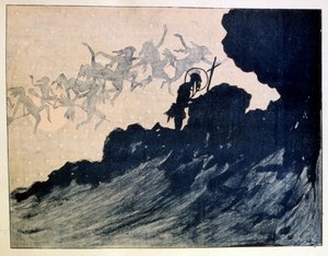 فتنة القديس أنطونيوس. 1887. بواسطة هنري ريفيير بواسطة هنري ريفيير