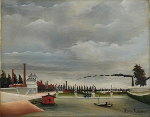 بنك السين. 1898 بواسطة هنري روسو