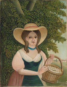 امرأة تحمل سلة بيض (La Femme au panier d