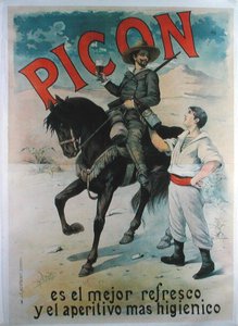 إعلان ملصق "Picon" ، فاتح للشهية إسباني