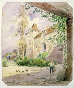 بيت أرماند بيجارت (1642-1700) في Meudon ، c.1906 بواسطة هنري توسان