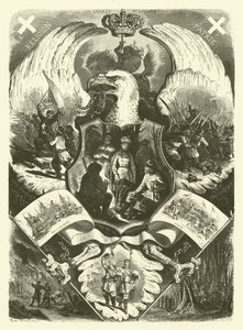 جنود وأزياء الجيش البولندي أثناء انتفاضة 1863-1864 ضد الحكم الروسي (نقش) بواسطة هنري دي (بعد) مونتو