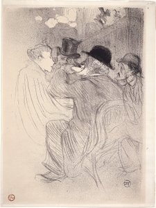 في مولان روج: وقح! وقح حقيقي! (في مولان روج - وقح! وقح حقيقي!) 1893 (الطباعة الحجرية) بواسطة هنري دي تولوز لوتريك