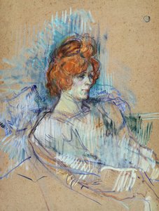 على خشبة المسرح ، رسمها هنري دي تولوز لوتريك (1864-1901) بواسطة هنري دي تولوز لوتريك