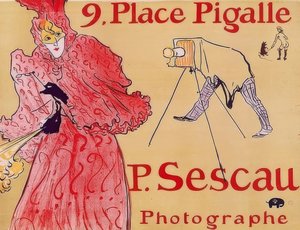 9. مكان Pigalle - P. Sescau ، المصور بواسطة هنري دي تولوز لوتريك