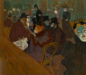 في مولان روج بواسطة Henri de Toulouse-Lautrec