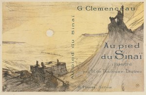 عند سفح سيناء: الغلاف ، 1898. بواسطة هنري دي تولوز لوتريك