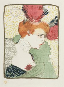 تمثال نصفي لمقرض مدموزيل بواسطة Henri de Toulouse-Lautrec