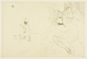 غلاف كتاب مثال نينون دي لينكلوس في الحب بواسطة Henri de Toulouse-Lautrec