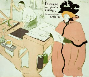 غطاء "l" Estampe Originale "، 1893 بواسطة هنري دي تولوز لوتريك