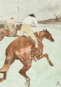 الفارس (لو جوكي). 1899 بواسطة هنري دي تولوز لوتريك