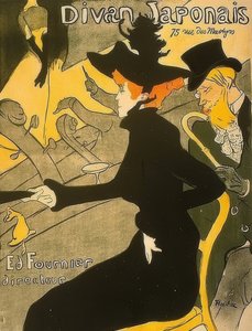 الأريكة اليابانية. 1892-94 بواسطة هنري دي تولوز لوتريك
