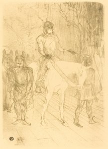 مدخل Brasseur في Chilperic Entrance of Brasseur in Chilpéric ، 1895. بواسطة هنري دي تولوز لوتريك