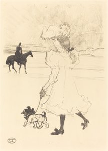 في الغابة (أو بوا) بواسطة Henri de Toulouse Lautrec