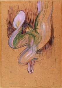 Loïe Fuller في Folies Bergère بواسطة هنري دي تولوز لوتريك