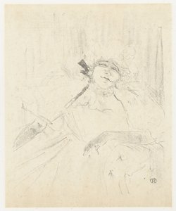 Portret van Yvette Guilbert ترتدي الكرسي بذراعين إيفيت جيلبرت (أغنية قديمة) إيفيت جيلبرت: مسلسل إنجليزي (عنوان المسلسل) بواسطة هنري دي تولوز لوتريك
