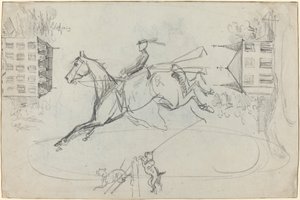ورقة اسكتشات ، ج. 1881. بواسطة هنري دي تولوز لوتريك