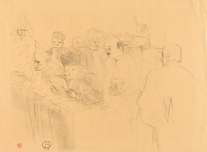 ترسيب السديس بواسطة Henri de Toulouse Lautrec